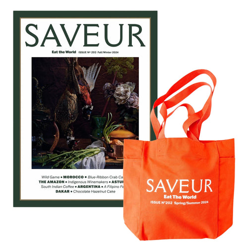 SAVEUR tote bag gift set