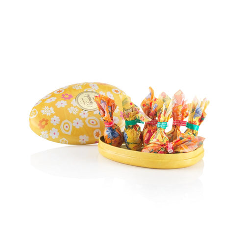 Yellow Venchi Easter egg tin