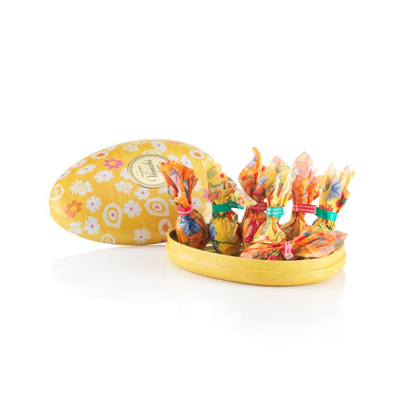 Yellow Venchi Easter egg tin