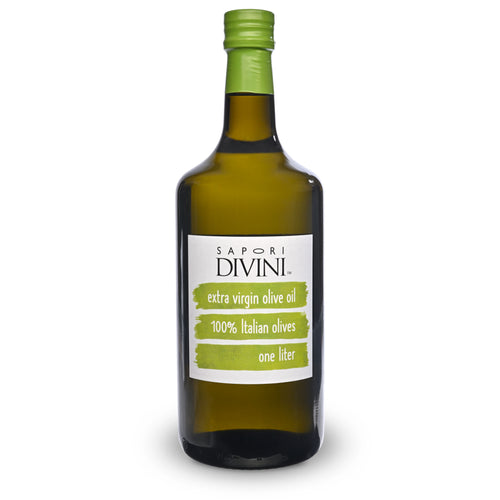 1 liter bottle of Sapori Divini Extra Virgin Olive Oil
