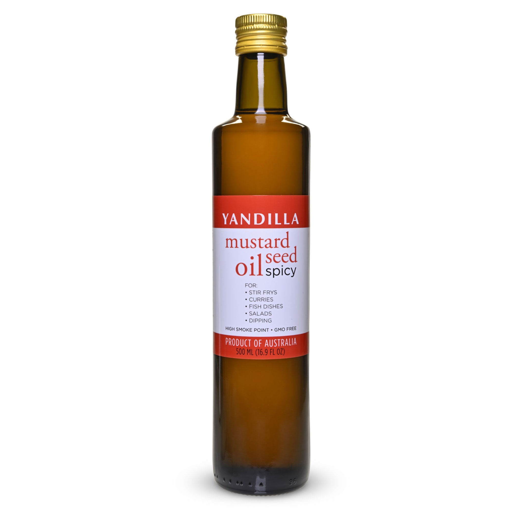 500 ml bottle of Yandilla Mustard Seed Oil