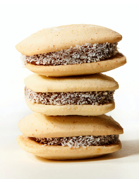Wooden Table Baking Company's No Gluten Ingredients Alfajores Argentinos -  Shortbread Cookies with Dulce de Leche - Natural Ingredients - 4