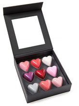 Feve 9-Piece Assorted Chocolate Heart Gift Box - Open