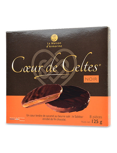 Coeur de Celtes Fleur de Sel Caramel in Dark Chocolate from La Maison d'Armorine