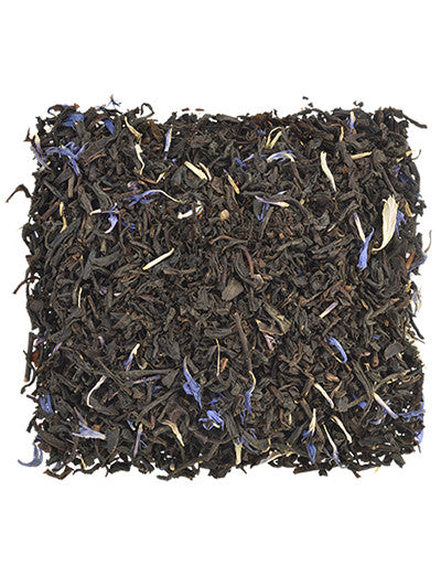 Earl Grey French Blue tea (bergamot and cornflower, by Mariage Freres Stock  Photo - Alamy