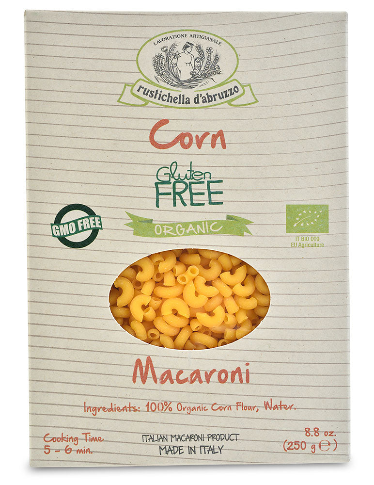 Organic Gluten-Free Corn Rigatoni Pasta by Rustichella d'Abruzzo – Market  Hall Foods