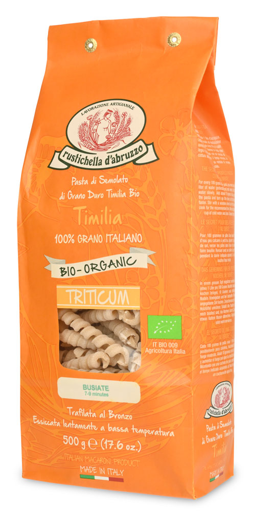 Organic Timilia Busiate Pasta by Rustichella d'Abruzzo - Package